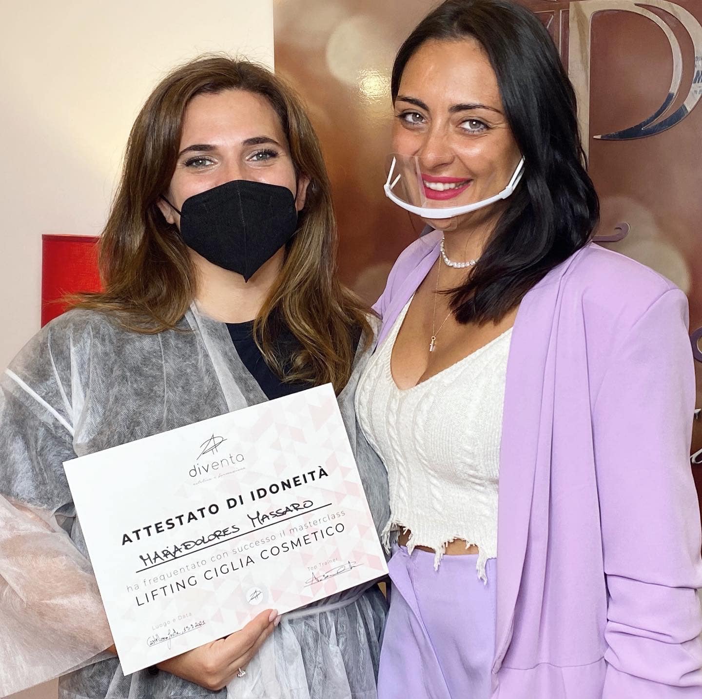Diploma Lifting Ciglia Cosmetico Arianna Pascale 4